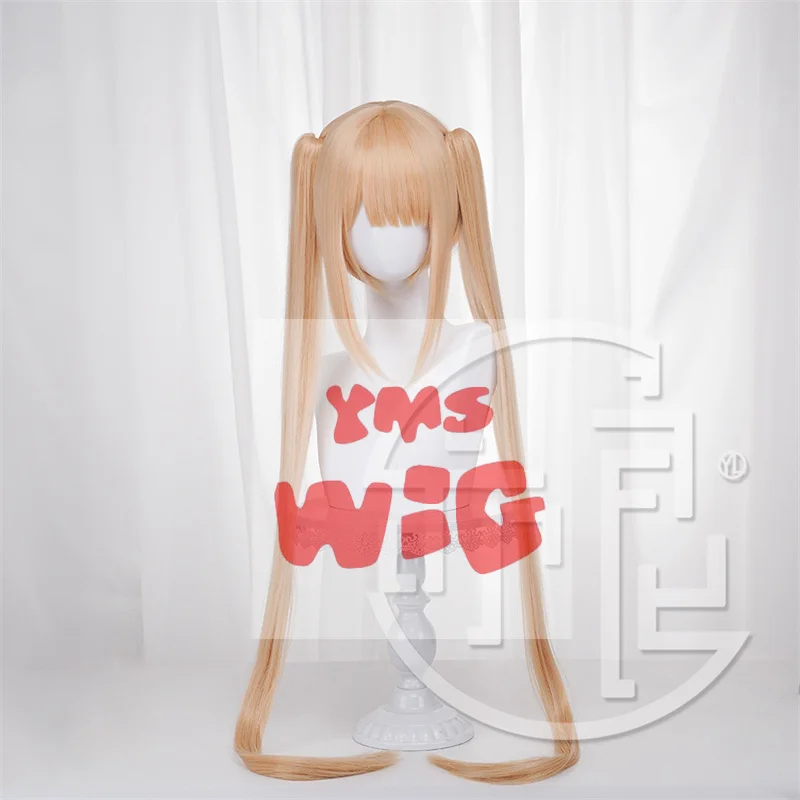 Game Azur Lane Dead or Alive 5 Ultimate Marie Rose Cosplay Wig Cute Long Double Ponytail Marie Rose Women Cosplay Wig Christmas