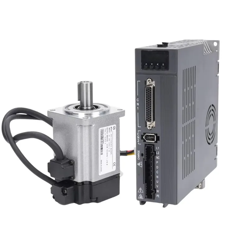 Complete Servo Motor Driver Kit 100W-2.3KW for CNC Machine Pulse EtherCAT 17-Bit Single-turn Absolute Encoder