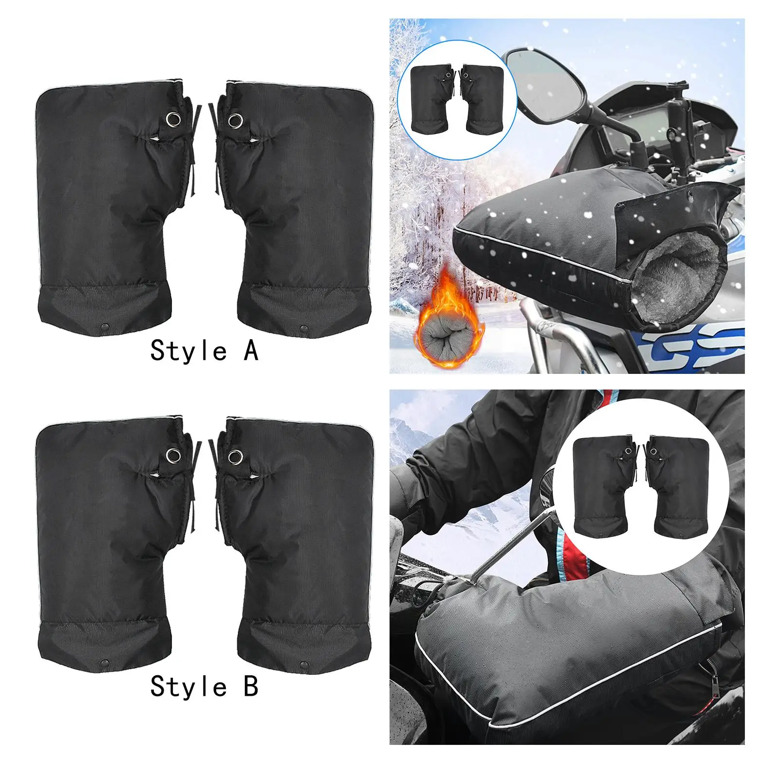 Bike Handlebar Mitts, Handlebar Mittens, ,Mountain Bike Hands Warmer, Mittens for Cycling Hand for Winter Cycling