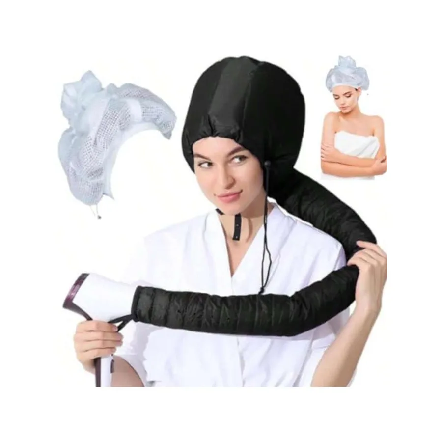 

XAPY Net Plong Cap For Drg Curly Hair Adustable Net Plong Cap For Drg Curly Hair With Dst Hair Dryer Bonnet Plong Cap Curly Hai