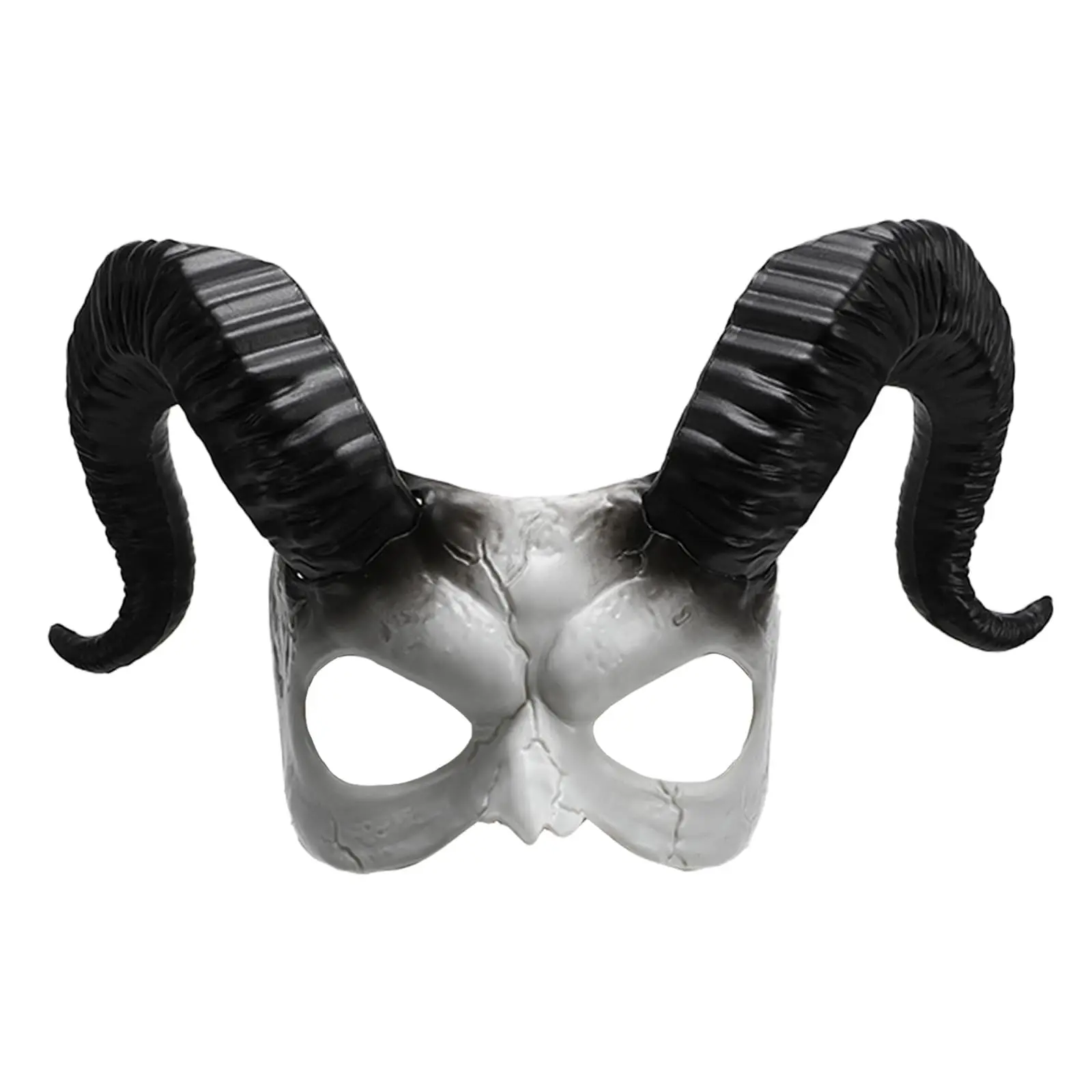 

Коза Баран Рога Маска Дьявола Маскарад Животное Косплей Половина Лица Головные Уборы для Хэллоуина Косплей Костюм Реквизит Для Вечеринки