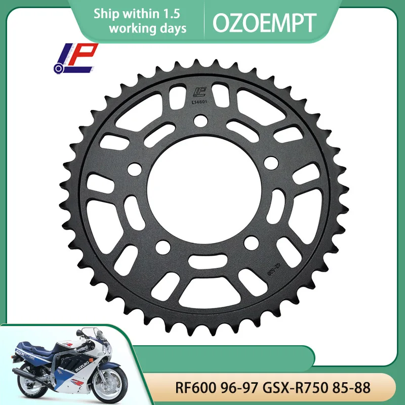 

OZOEMPT 530-42T Motorcycle Rear Sprocket Apply to RF600 96-97 GSX-R750 85-88