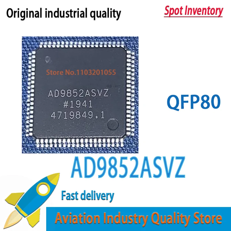 1PCS/LOT NEW AD9852ASVZ AD9852ASV AD9852 TQFP-80