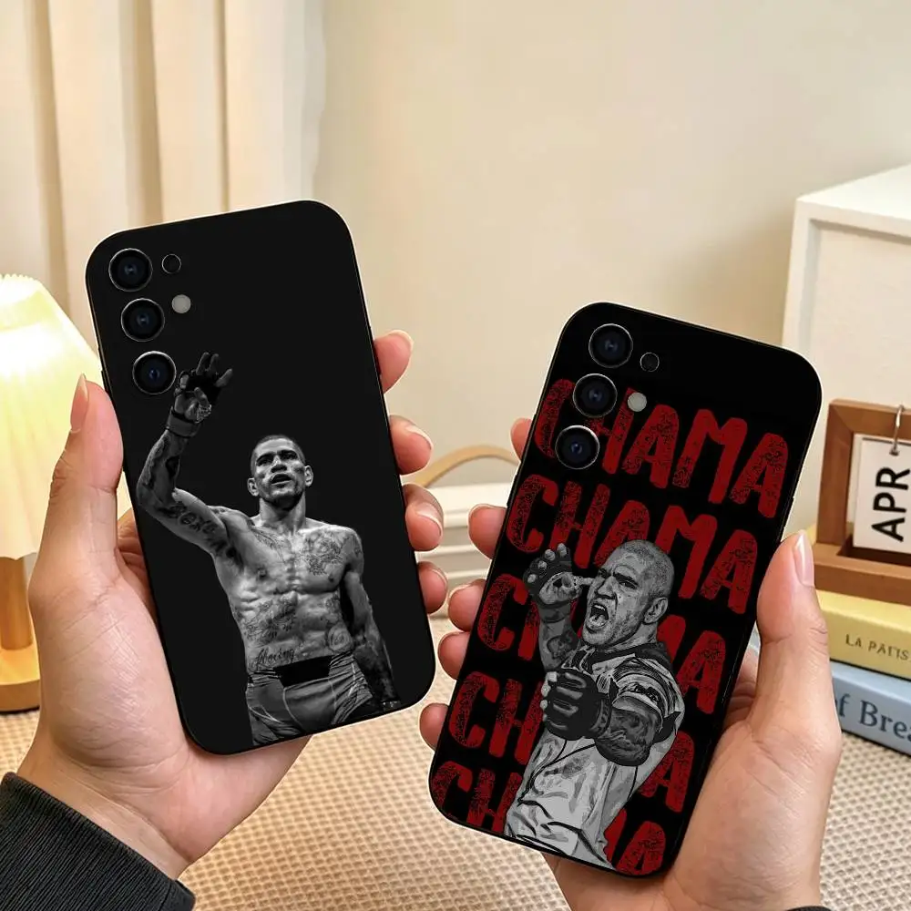 Fighter Alex Pereira Poatan  Phone Case For Samsung S26,S25,S24,S23,S22,S21,S30,Ultra,Plus,Fe,Soft Silicone Black Cover Gift