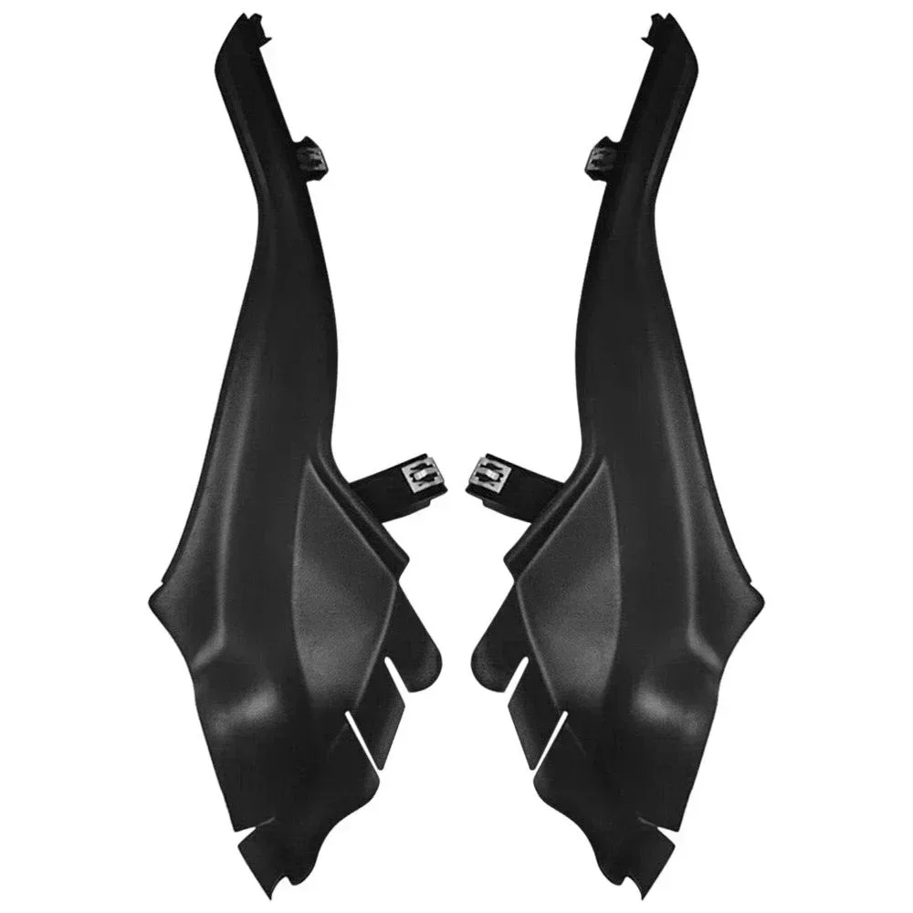 

2pcs Car Cover Fit For Jeep For Cherokee 2014 -2018 Black ABS Cowl Cover Cap Trim 68102561AE/68102560AE Accessorie
