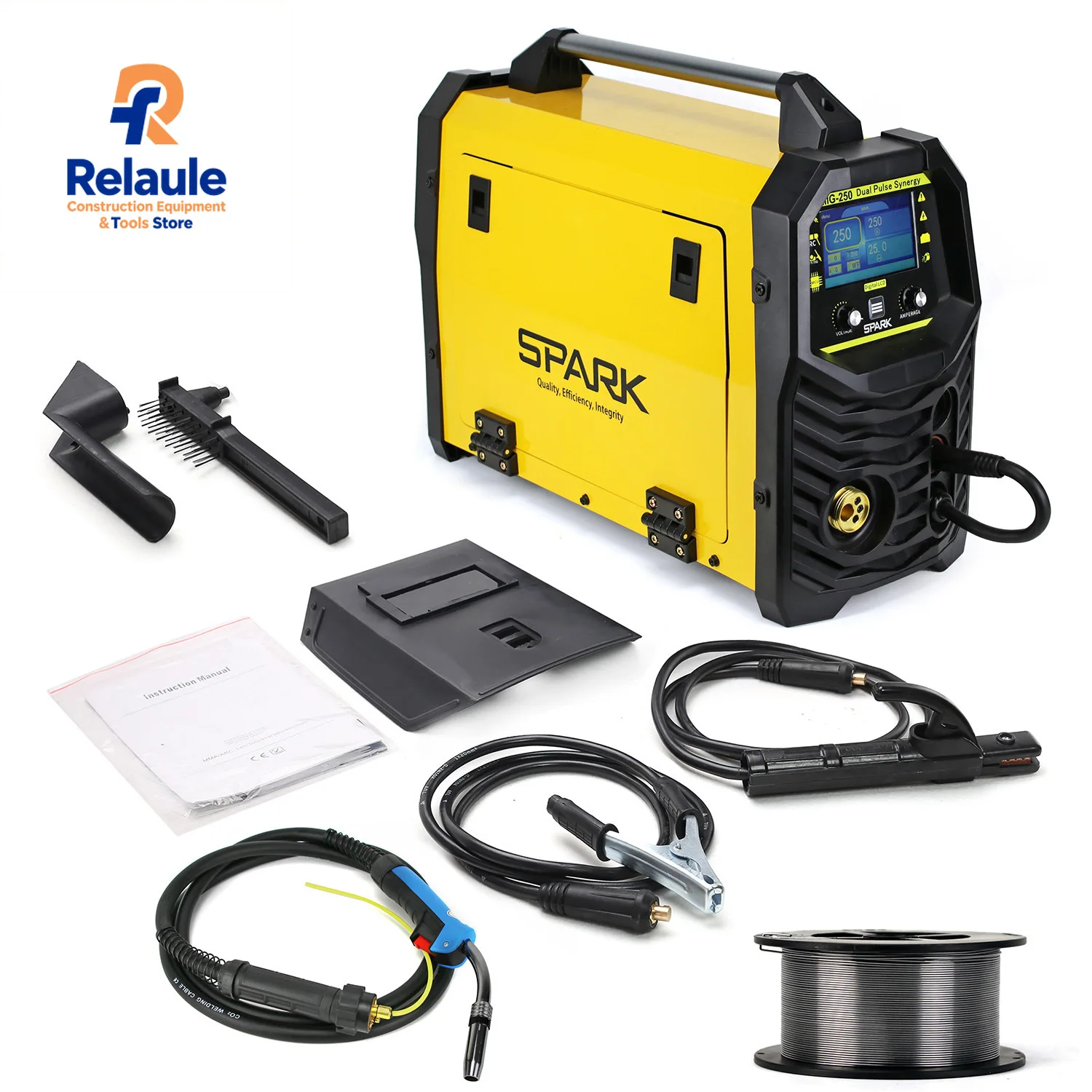 

Высококачественная паяльная станция MIG-250, полный комплект для MIG-сварки — включает в себя горелку, маску и инструменты для сварки различных металлов.