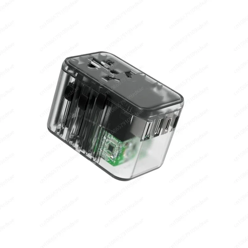 Transparent Travel Conversion Plug Global Universal Multifunctional Conversion Socket PD65W Fast Charge Conversion Plug Travel