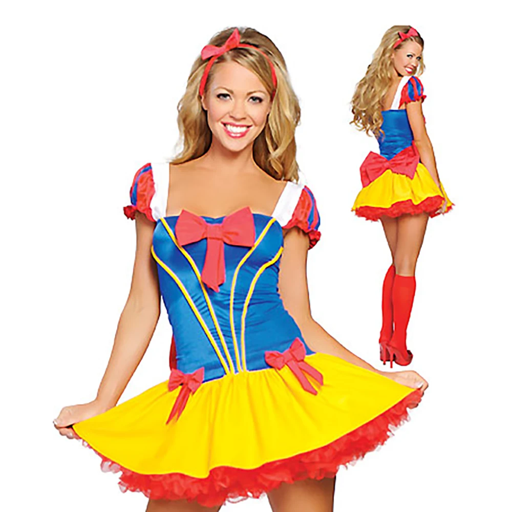 Adult Female Costumes Haloween Costume for Women Snow White Woman Cosplay Costume Carnival Fancy Dress