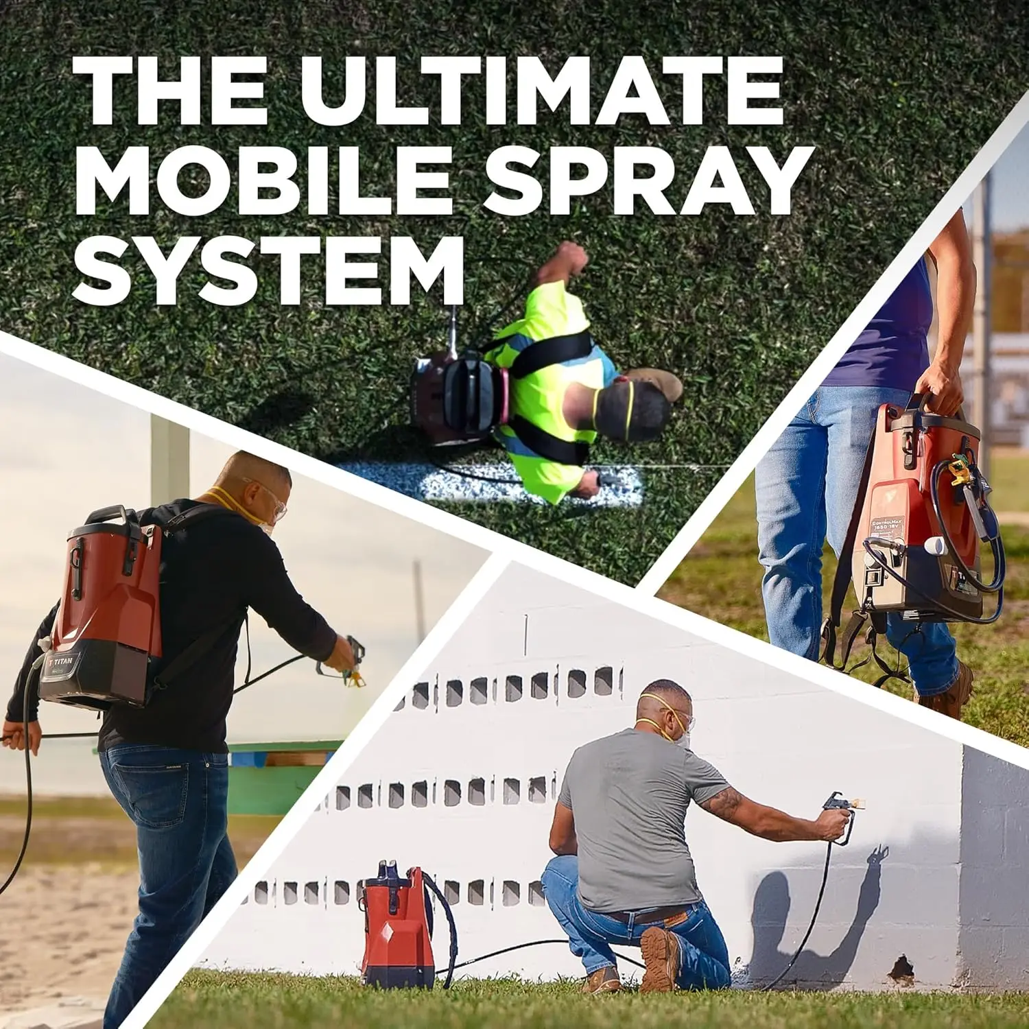 Cordless High Efficiency Airless Paint Sprayer,  Technology Decrease Over spray