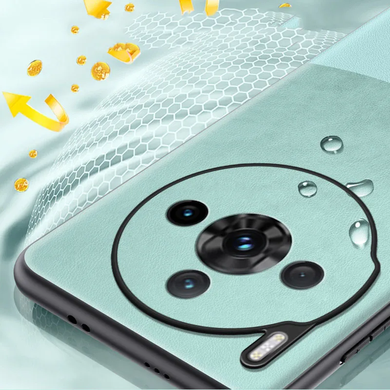 High Quality Luxury Leather Soft Leather Back Phone Case For ZTE nubia Z60S Pro Silicone Case For ZTE nubia Z60 Ultra Back Cover