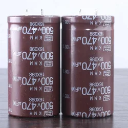 2pcs NCC Nippon Chemi-Con KMM 470mfd 500V 470UF electrolytic Capacitor caps