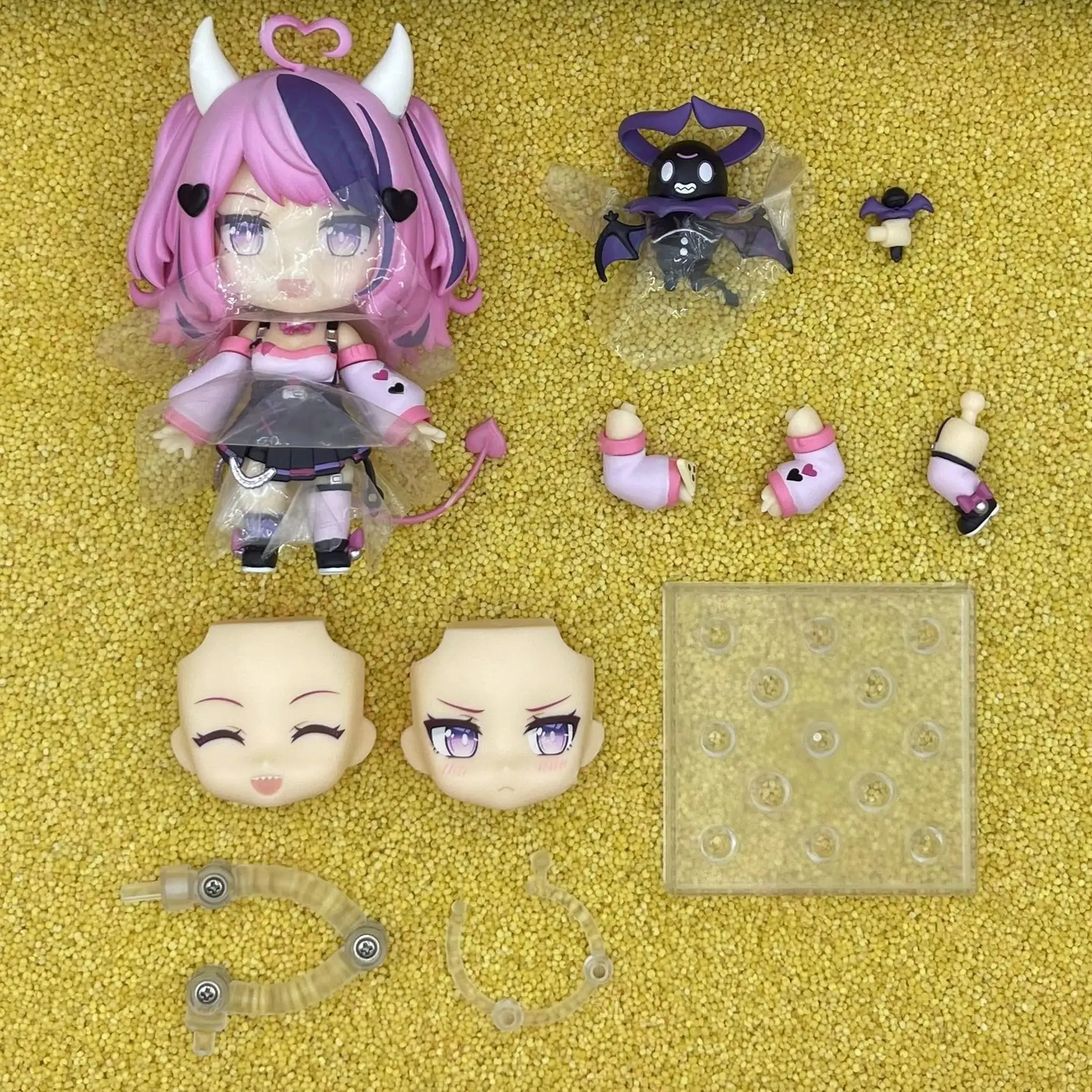 houtengyili GSC Clay Man Face Puppe Gesichtshaar Puppenzubehör