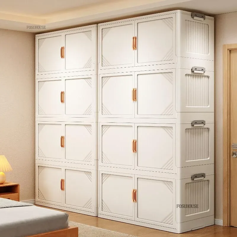 Modern Simple Storage Wardrobe Home Bedroom Folding Clothes Closet Multi-functional Dressing Rooms Assembly Closet for Clothes