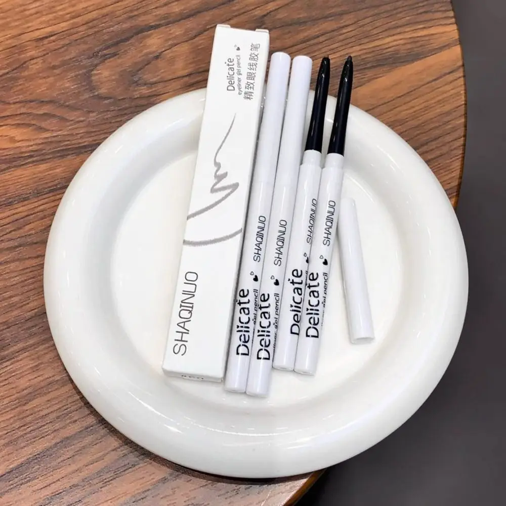 New Waterproof Eyeliner Pencil Natural Color Smooth Matte Eyeliner Pigment Pen Lasting Liquid Easy-to-color Eye Makeup