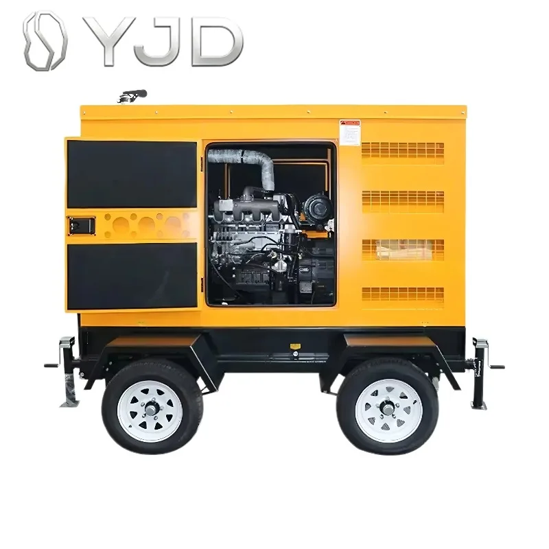 Silent trailer diesel generator set 100KW 200KW 300KW 400KW 500KW 600KW 700KW 800KW ultra-quiet diesel generator set