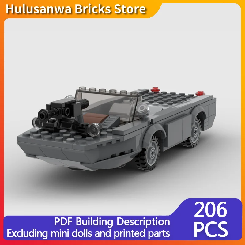 

Popular Movie Model MOC Building Bricks Special Vehicle For Movies Modular Technology Gifts Holiday Assemble Children Toys Suit