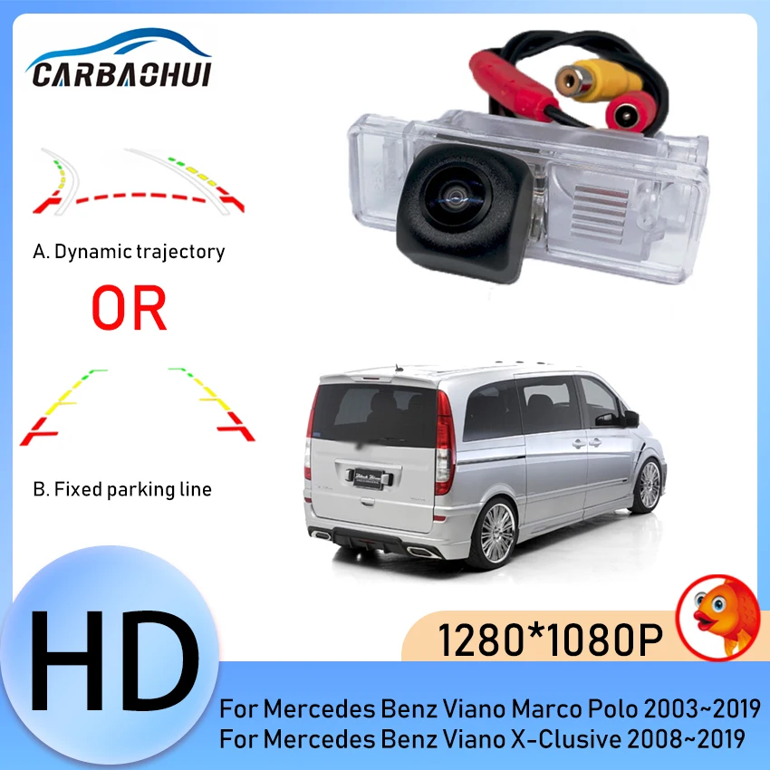 Car Rear View Reverse Backup Camera For Parking HD Night Vision For Mercedes Benz Viano Marco Polo 2003~2019 X-Clusive 2008~2019