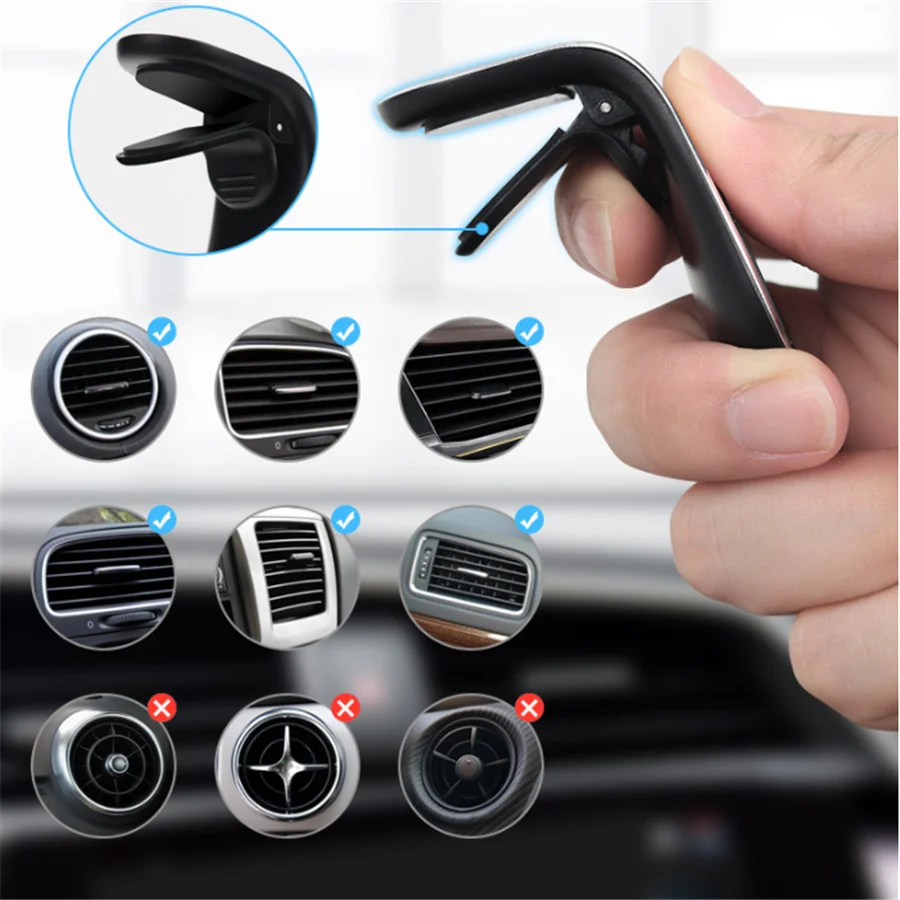 Magnetic Phone Car Smartphone Holder for Volkswagen VW Polo Tiguan Passat B6 B7 B8 T5 T6 Golf UP Vento Arteon Touareg