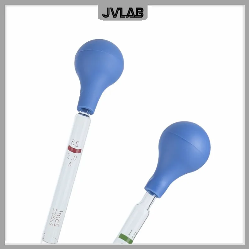 Laboratory Rubber Suction Ball Water Pipette Ball Suitable For 5ml /10ml Blue Red Rubber Suction Bulb For Glass Pipette 5ml-10ml