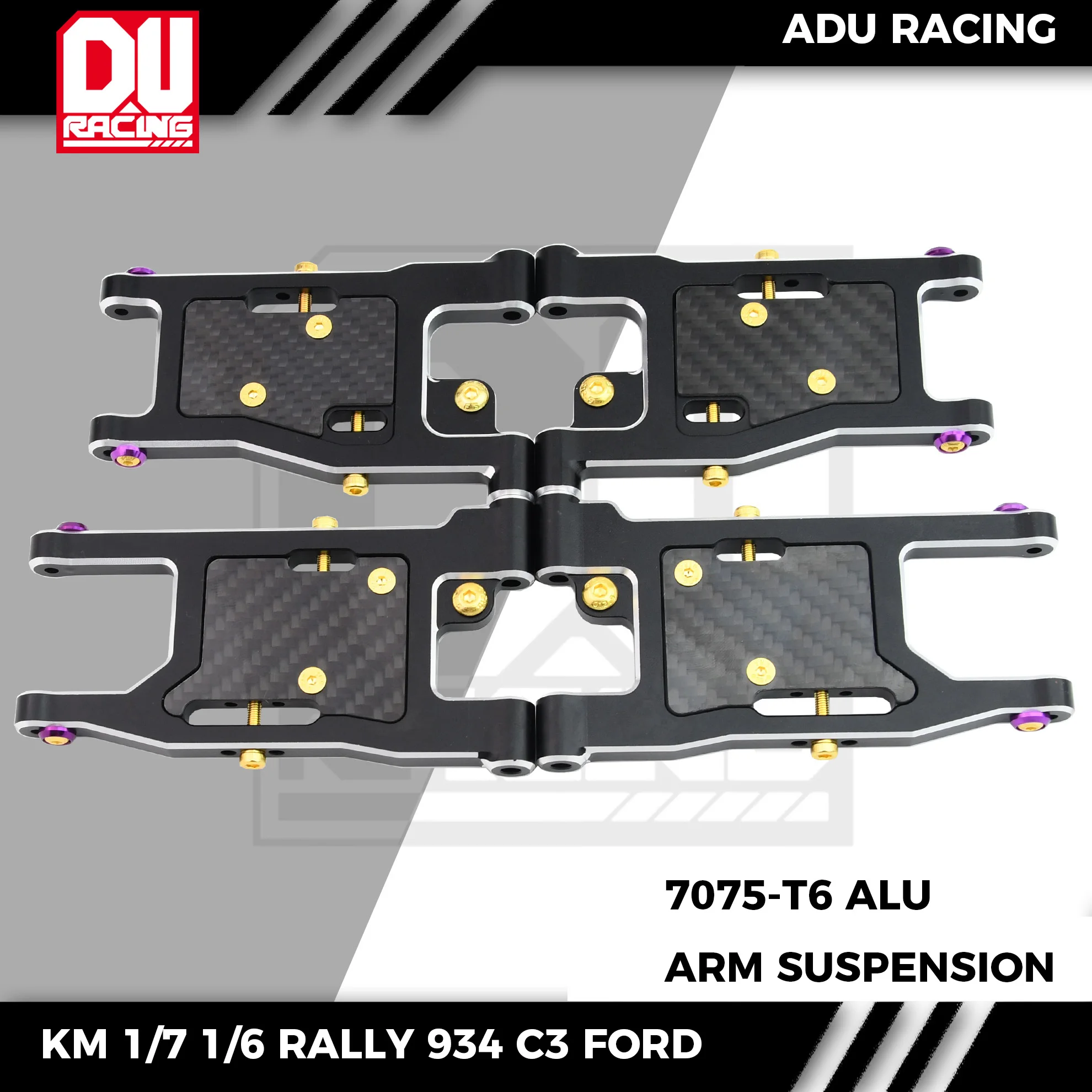 

ADU RACING 7075-T6 AL KM тяговое хобби 1/7 C3 и первоначальный радиоуправляемый RC 1/6 934 РАЛЛИЯ ARM