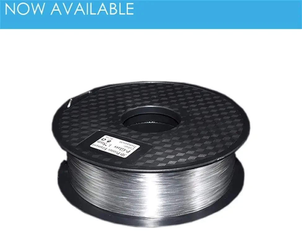 Glass Fiber 1.75mm 3mm High Transparency P-Glass Filament, PC & PETG Composite 3D Printer Filament  Better Than ABS  PLA