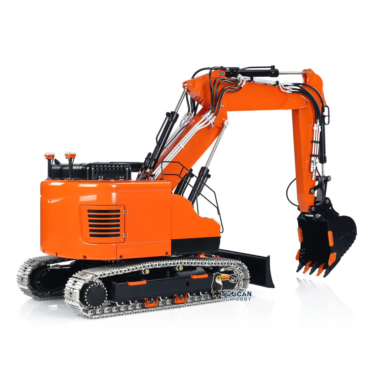 RTR LESU ET26L RC Excavator 1/14 Hydraulic Metal Digger Model PL18EV Lite Remote Control Heavy Duty Machine Light Sound Toys