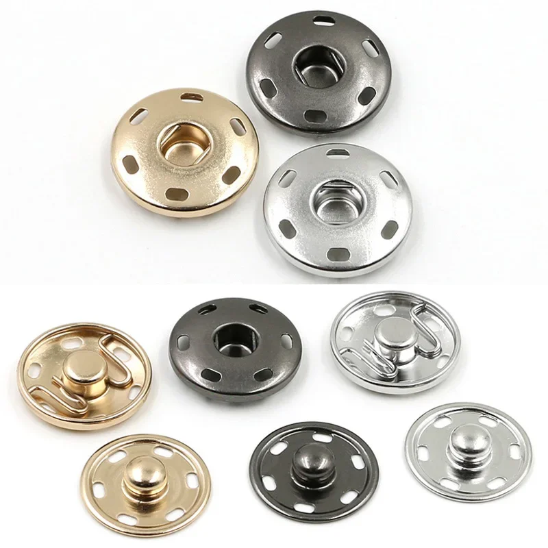10Sets 15Mm Metal S… - image