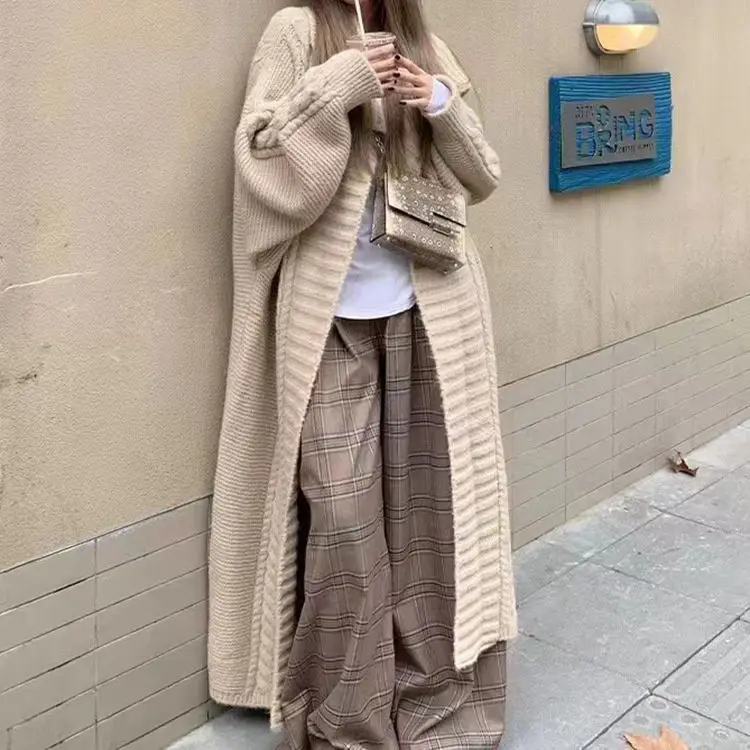 

Женские зимние кардиганы средней длины с рукавами, контрастными вставками из пайеток, асимметричным воротником, в рубчик, удобные, легкие, модные, в стиле Y2K