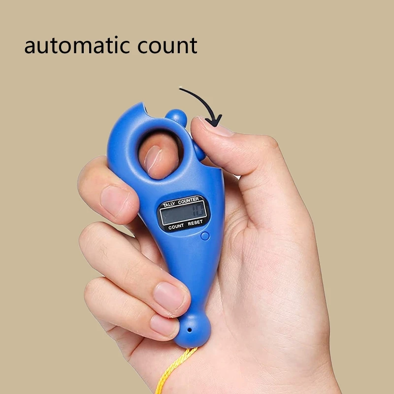 Beads Counter Finger Game Toy Manual Reset Decompression Relaxation 6 Colors