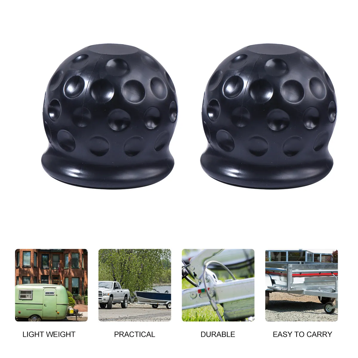 

4 Pcs Hitch Ball Cover Lime Protector Tow Covers Funny Trailer Protectors Towing