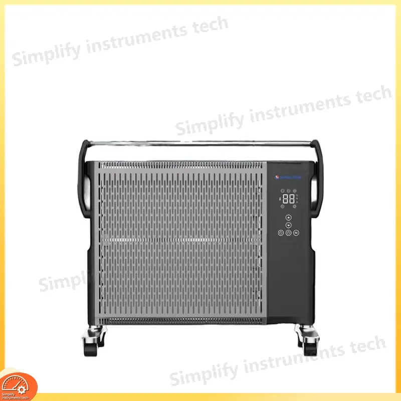 1800W Portable Heater Glass Ceramic Indoor Space Heater for Bedroom Office Home Heating Fast Warmth Energy Saving