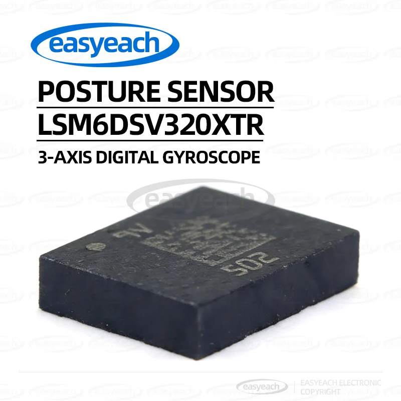 

Датчик положения/гироскоп LSM6DSV320XTR в корпусе LGA-14: 3-осевой акселерометр + 3-осевой гироскоп