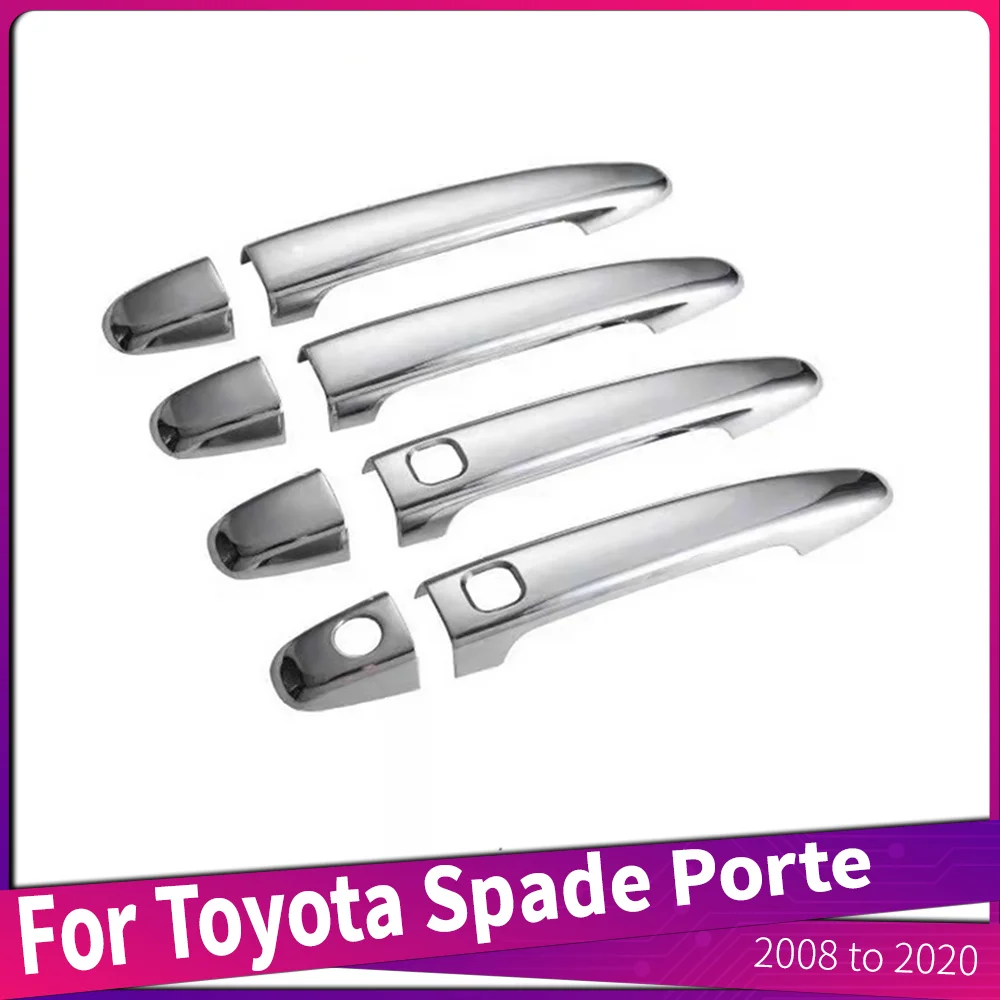 Fit For Toyota Spade Porte 2008-2020 Car Exterior Outer Door Handles Decorative Cover Sticker Auto Accessories