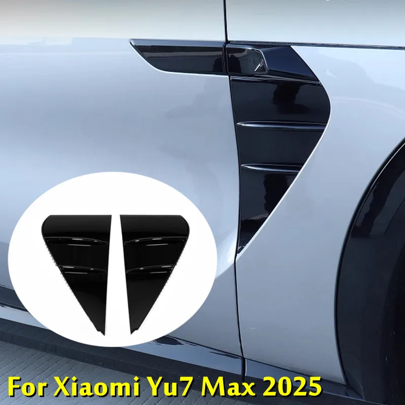 

Для Xiaomi Yu7 Max 2025 2026, автомобильный ABS, хромированная боковая дверь, вентиляционное отверстие, крыло, капот, декоративная крышка, накладка, наклейка, аксессуары