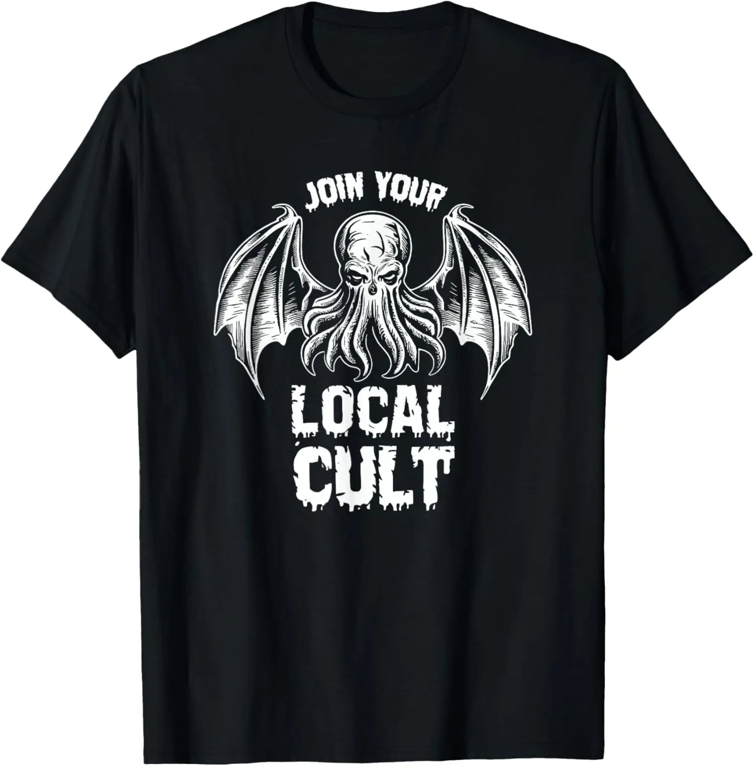 Cthulhu Join Your Local Cult, Vintage Cosmic Horror Cthulhu T-Shirt