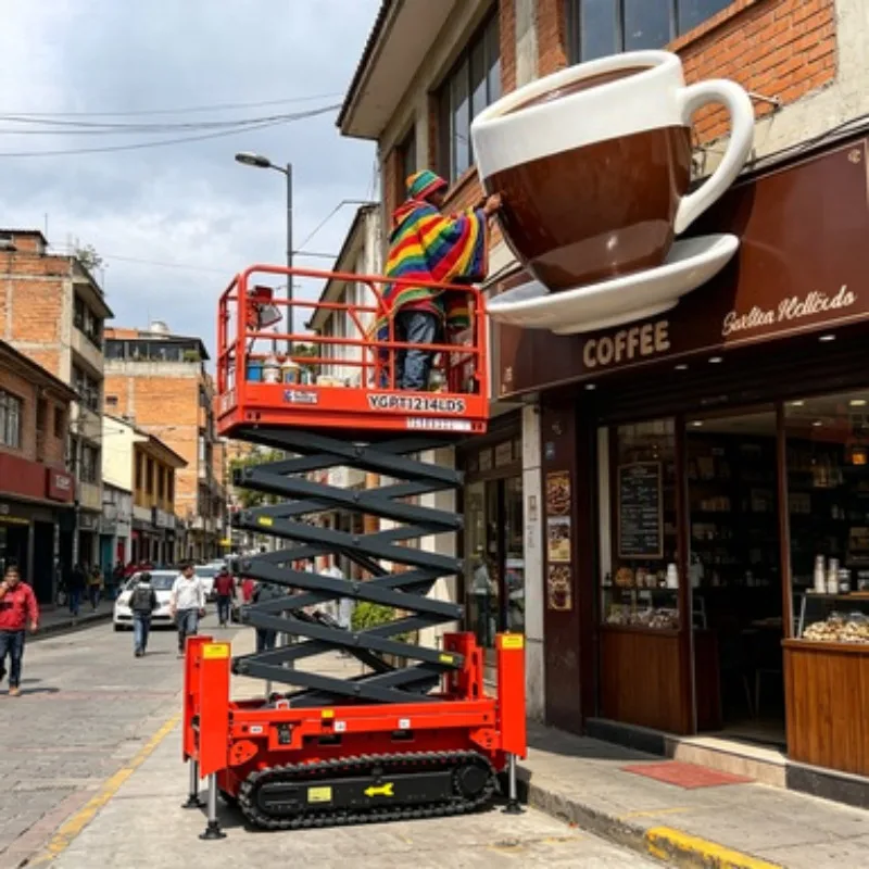 6m 8m 10m Scissor Lift Platform Mobile Lifting Platform Electric Scissor Lift Table Work Platform Hydraulic Lift with Wheels