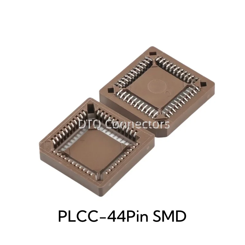 5pcs Plcc Socket Plcc20 Plcc28 Plcc32 Plcc44 Plcc52 Plcc68 Plcc84 Smd Dip Plcc Socket Adapter In Stock 20 28 32 44 68 84 Pin