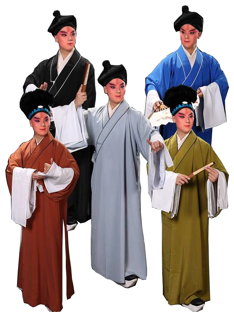 Chinese stage wear Traditional  Opera Costume men's Performance Drama Robe Cosplay Ancient Clothing