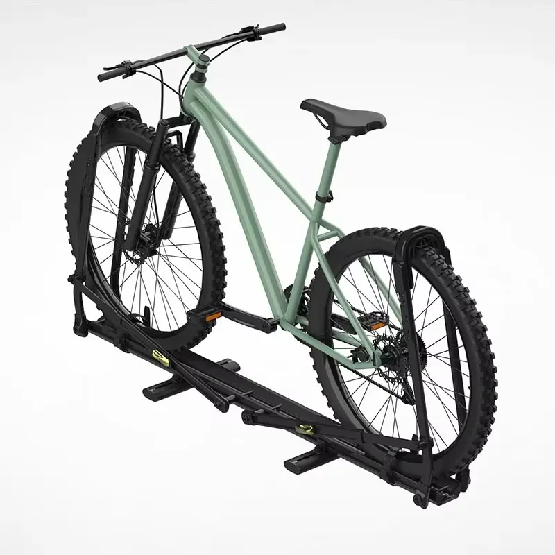 OEM ODM Dark Grey Bicycle Mount Multiple Bikes Roof Rack for Hatchbacks Car Top Bike Rack