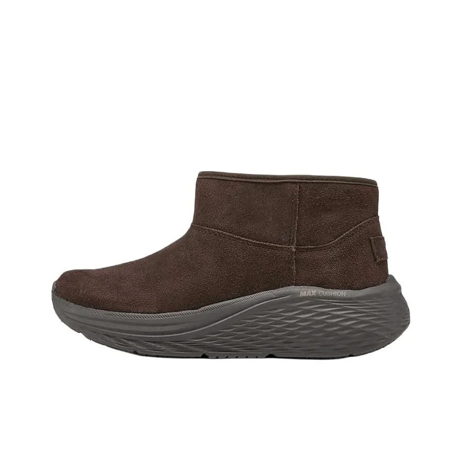 Skechers Max Cushioning Short Snow Boots Women's Dark Brown 144349-CHOC