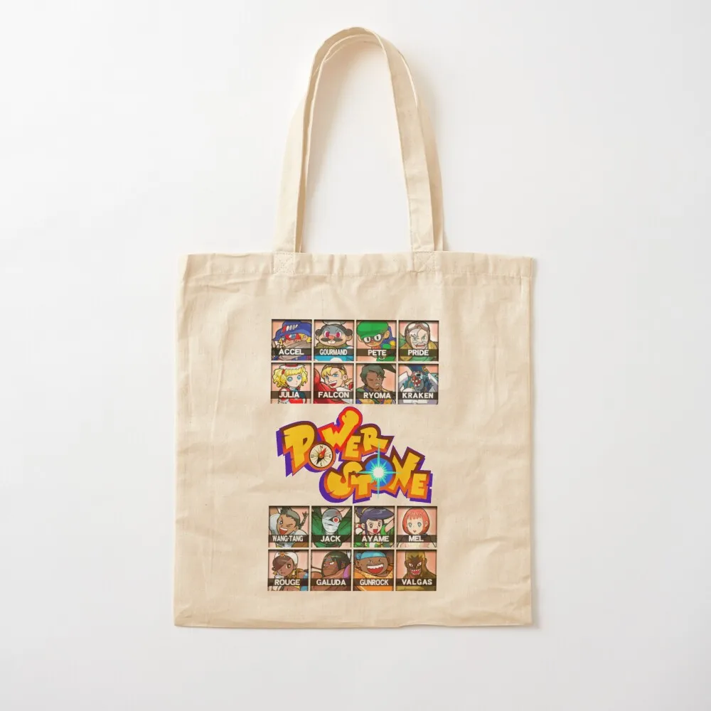 

Power Stone characters Tote Bag tote bags cloth bags tote bags aesthetic Woman shopper bag eco pack