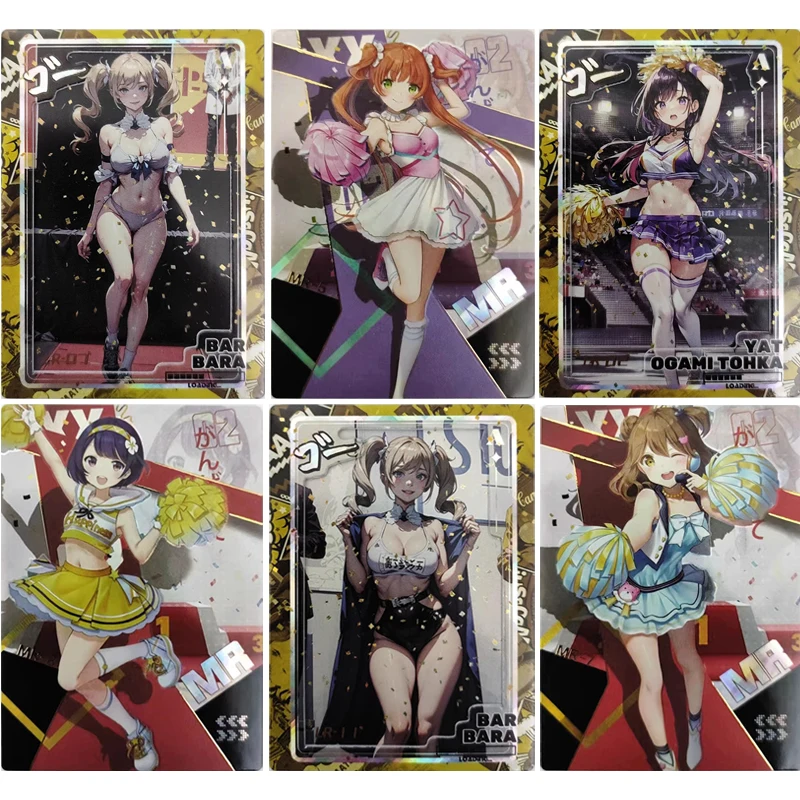 

Anime Goddess Story MR LR series collection card Kitagawa Marin Barbara Gunnhildr Deviluke Children's toys Board game card