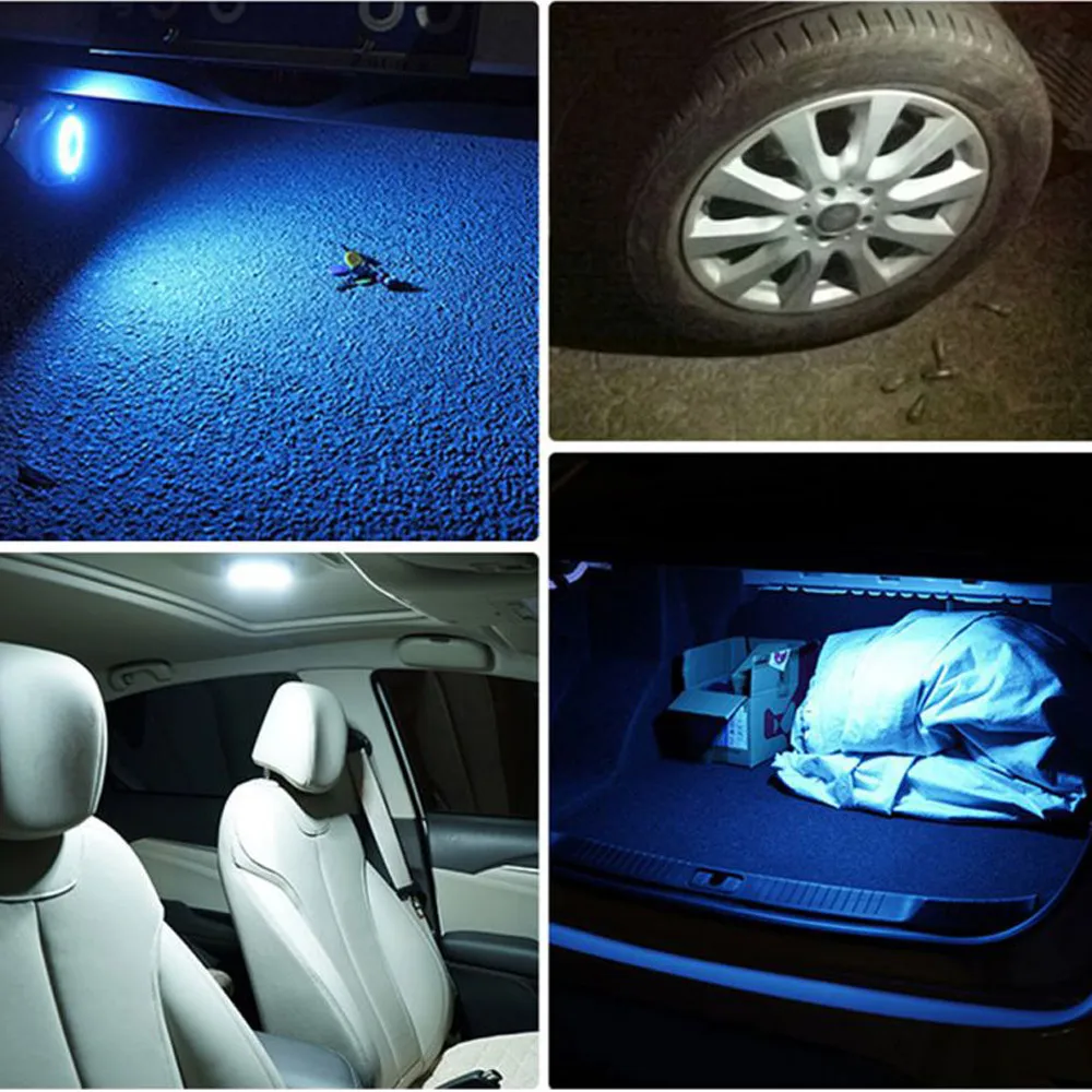 Universal Car Roof LED Reading Light Wireless Portable Auto Interior Lamp USB Charging Touch Type Magnet Ceiling Car Night Light