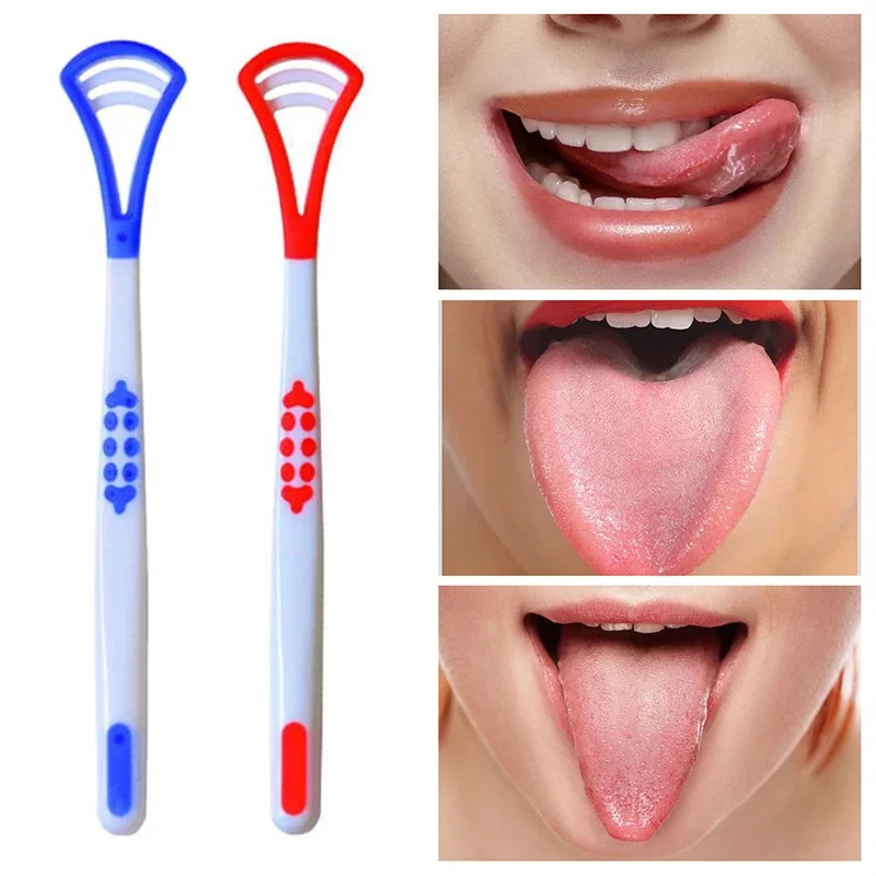 

2022 New Tongue Scraper Cleaner Oral Care Cleaning Tongue Scraper Brush Keep Fresh Breath Tongue Coating Oral Hygiene Care Tools