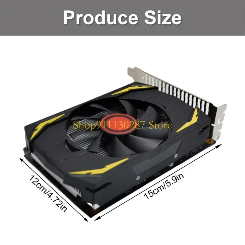 J1HC 4GB DDR5 128Bit grafische kaart PCIE2.0 16X Interfaces 1020MHz Cores Frequentie voor gaming