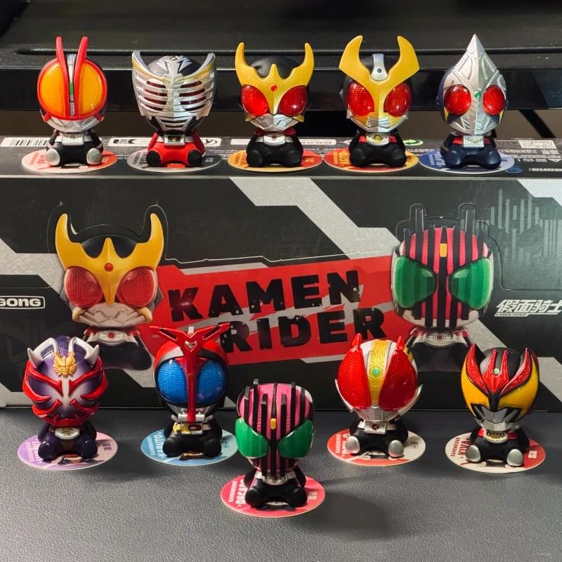

Kamen Rider, супер мини-шахматная фигурка, натуральная глухая коробка, магнит на холодильник, украшение, ПВХ, аниме-игрушка, загадочная коробка, подарок на день рождения