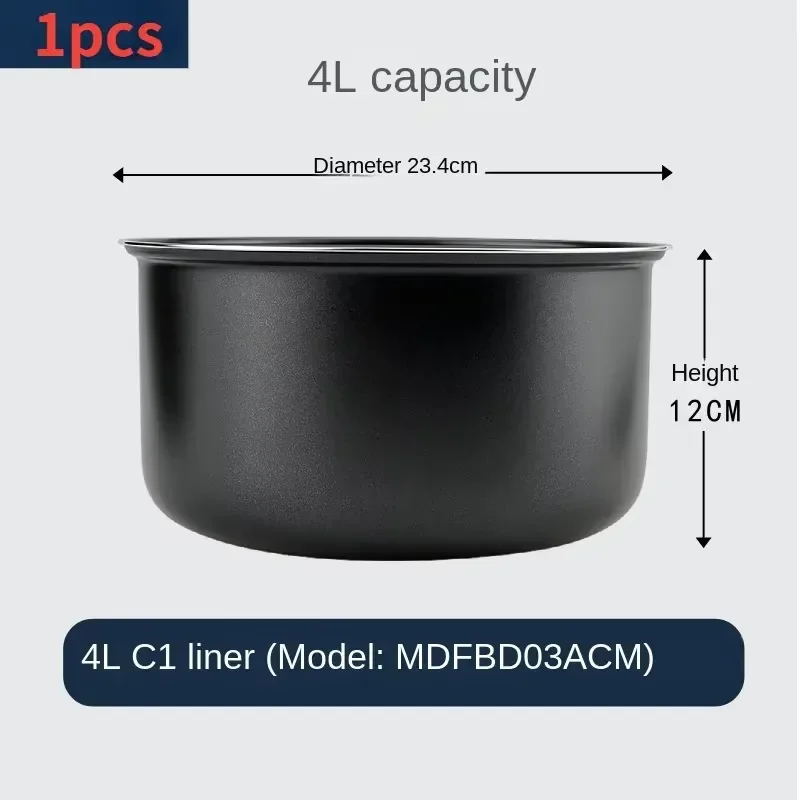 Inner Pot for MIJIA C1 Rice Cooker 3L 4L Non Stick Coating Replacement Liner Bowl Kitchen Accessories