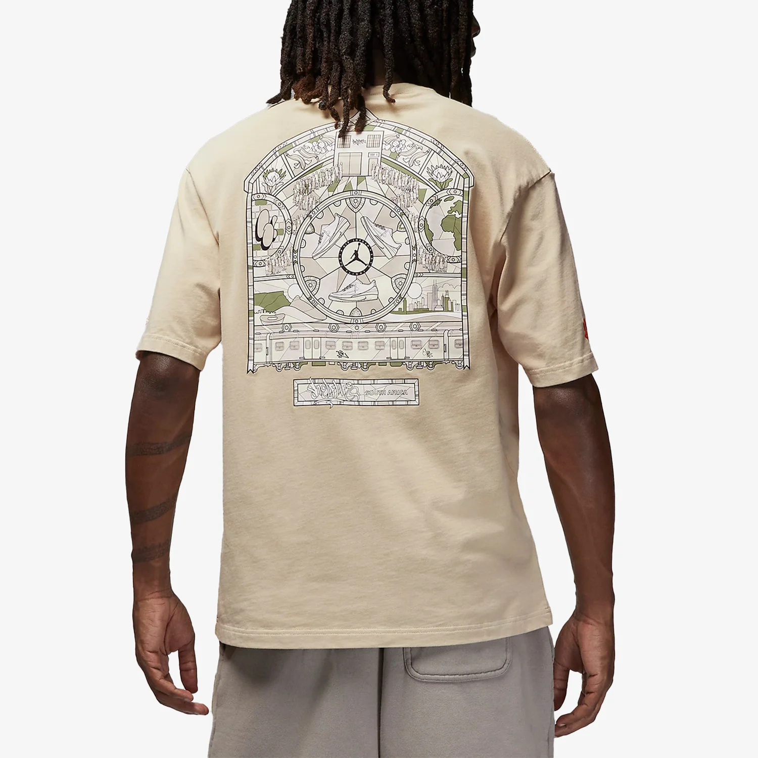 تي شيرت Nike Genuine Jordan x Shelflife للرجال برقبة دائرية DV7001-206