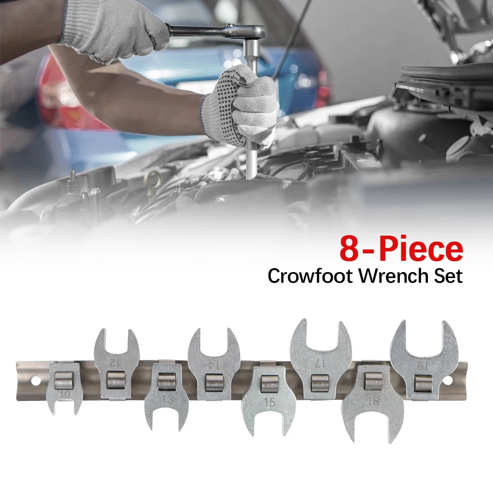 

Сменный гаечный ключ, набор торцовых ключей, 8 предметов, метрические/императорские, для динамометрический ключ с храповым механизмом 3/8 дюйма, головка привода, квадратный