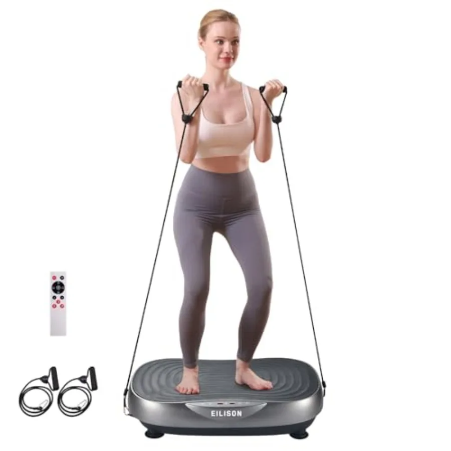 

Glory Vibration Plate Exercise Machine for Lymphatic Drainage Whole Body Workout with 99 Adjustable Speeds Power Shaping Vibrat